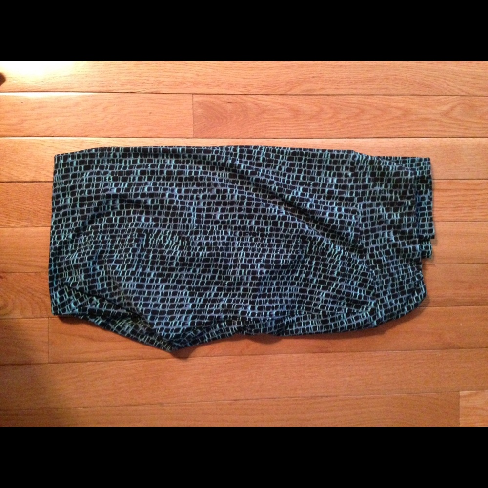 LuLaRoe Leggings in Teal and Black Grid Print